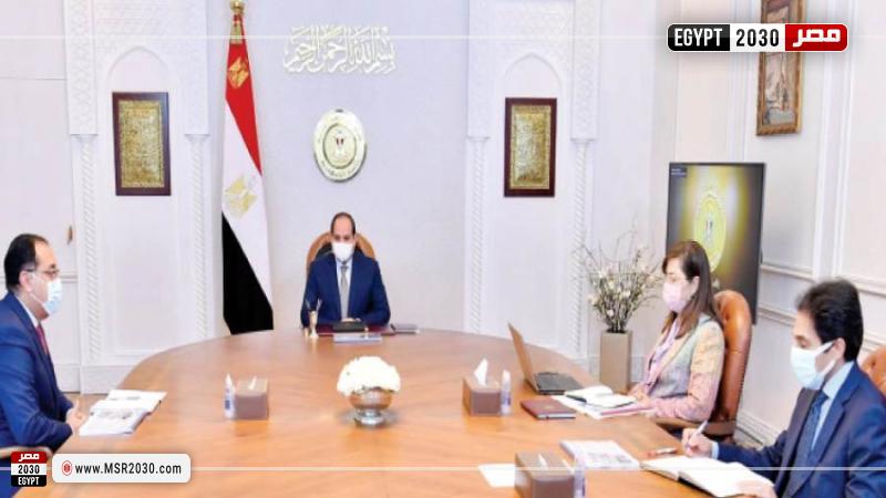 اجتماع الرئيس عبد الفتاح السيسي ورئيس الوزراء