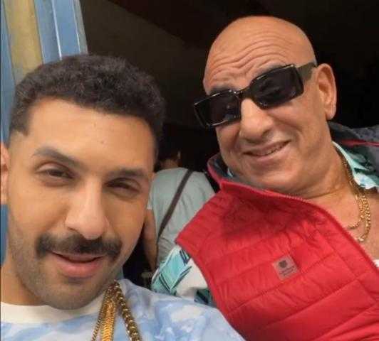 حسن أبو الروس يواصل تصوير «توبة» برفقة محمد لطفي «فيديو»