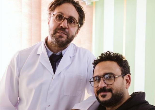 أكرم حسني وهشام ماجد 