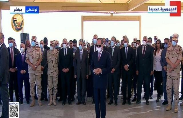 شاهد.. الجولة التفقدية للرئيس السيسي بمشروع توشكى