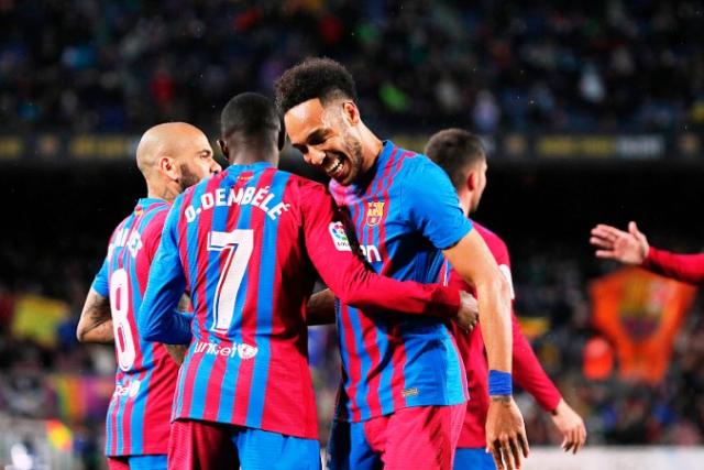 أوباميانج لاعب برشلونة