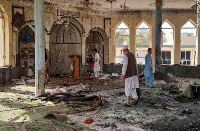 ارتفاع عدد قتلي انفجار مسجد بأفغانستان إلي 33 مدنيًا