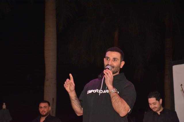 أحمد سعد يشعل أجواء حفله الأخير