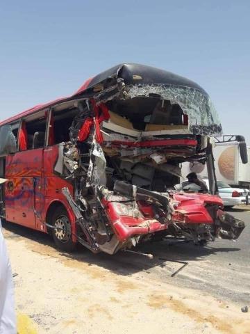 حادث تصادم حافلة بالمدينة المنورة