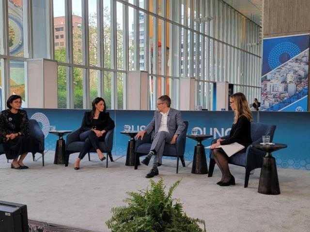 رانيا المشاط تتحدث عن التعهدات الدولية بتمويل العمل المناخي ودور القطاع الخاص