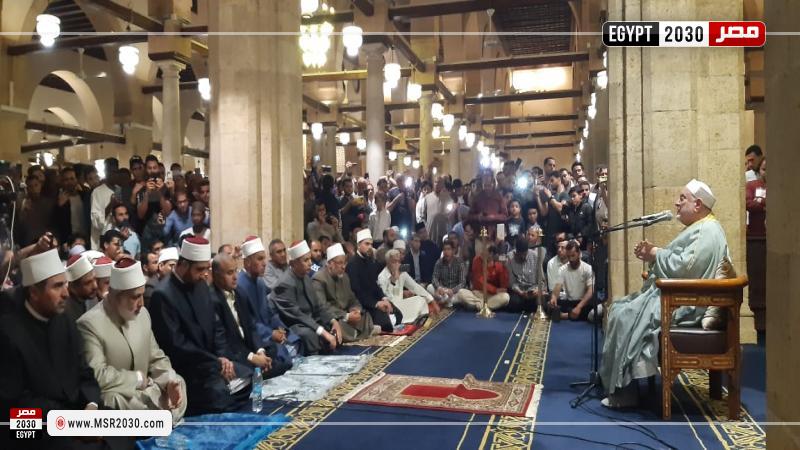 الدكتور عمر هاشم بالجامع الأزهر