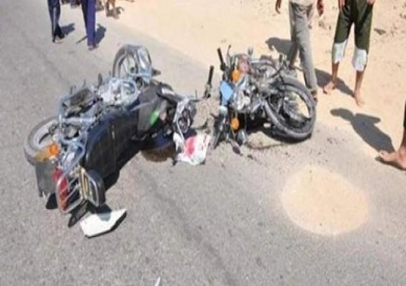 حادث تصادم موتوسيكل 