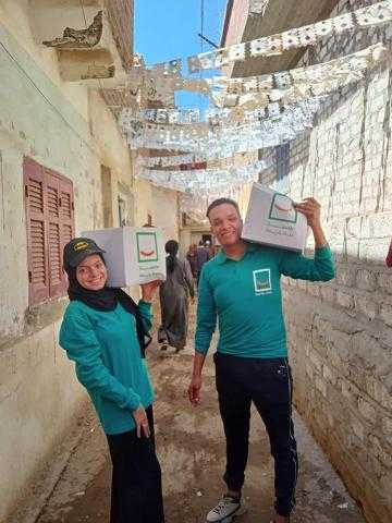 «حياة كريمة» توزع 850 ألف كرتونة مواد غذائية في 24 محافظة (فيديو)