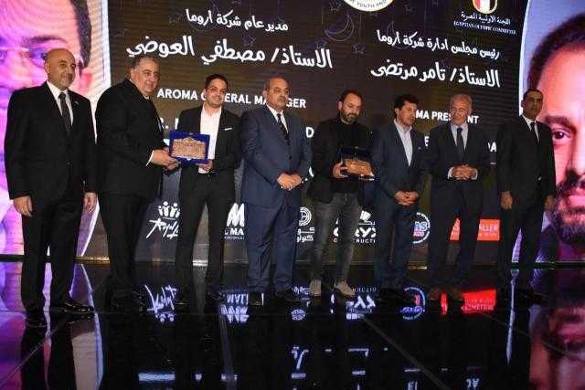وزير الرياضة يكرم «تامر مرتضي» عن مسلسل إلا أنا