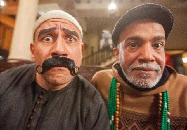 أحدث ظهور لـ أحمد مكي برفقة سليمان عيد من كواليس «الكبير أوي 6»