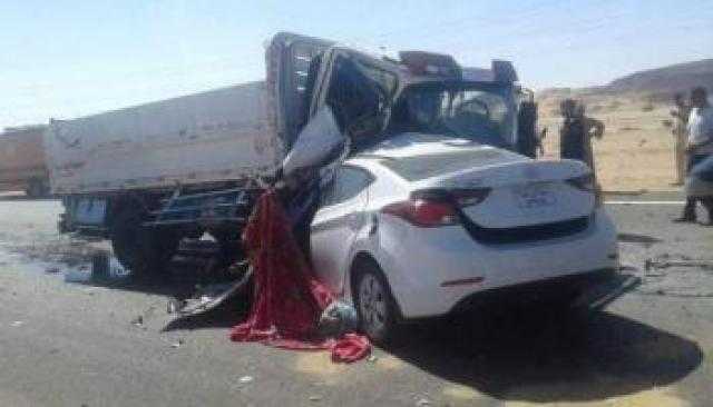 مصرع وإصابة 5 أشخاص في حادث تصادم بقنا