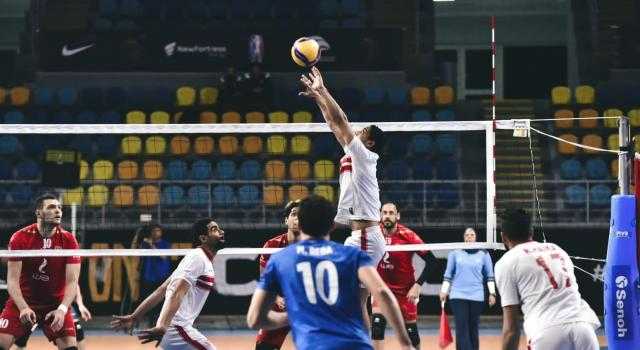 الزمالك يهزم الأهلي ويتوج بكأس الطائرة