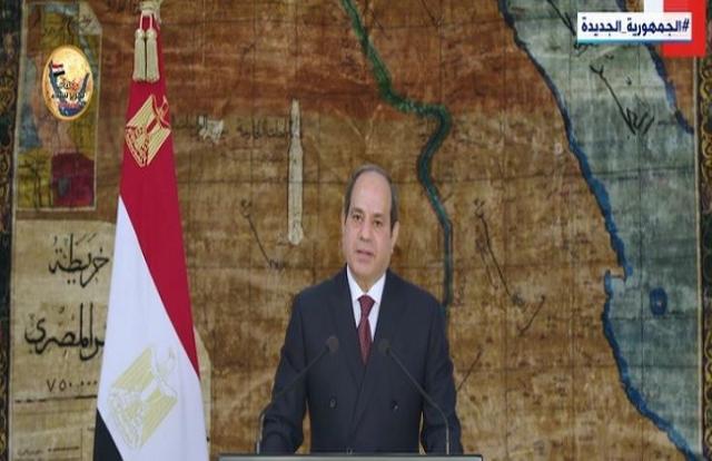 السيسي: المصريون ينظرون إلى سيناء على أنها درة التاج المصري