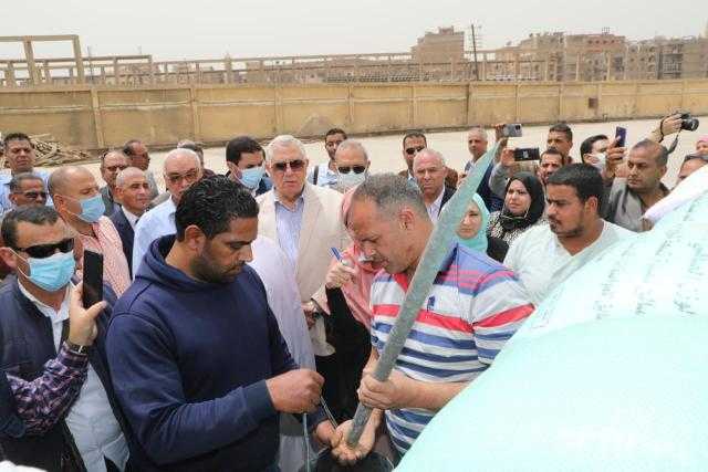 وزير الزراعة ومحافظ القليوبية يتابعان توريد القمح بمطاحن بنها