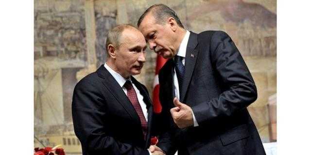 بوتين و أردوغان يبحثان هاتفيا تطورات الوضع فى أوكرانيا