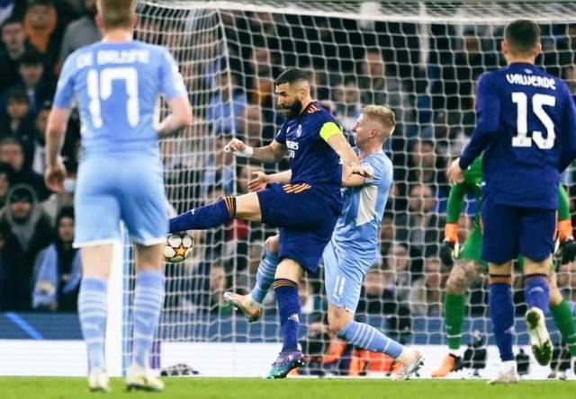 هدف بنزيما في مانشستر سيتي