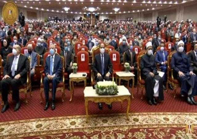 السيسي يوجه رسالة لعلماء الأزهر والأوقاف