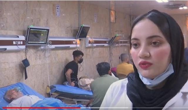 شاهد.. وفاة واختناق 5 آلاف شخص في العراق بسبب عاصفة ترابية