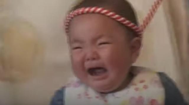 مسابقة لبكاء الرضع في اليابان «فيديو»