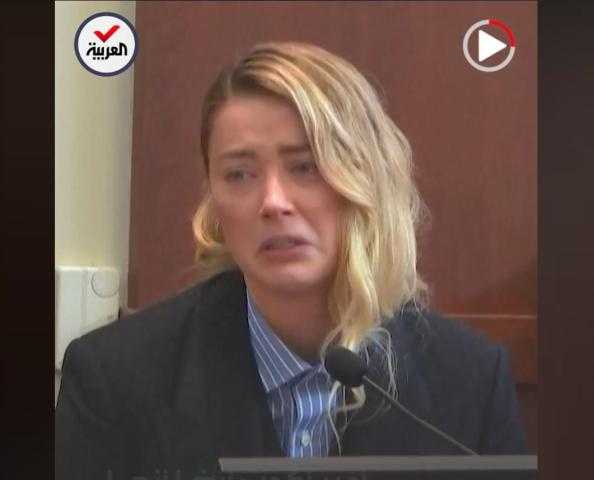 شاهد.. آمبر هيرد تبكي بحرقة: «جوني ديب هددني بالقتل من أجل الكوكايين»