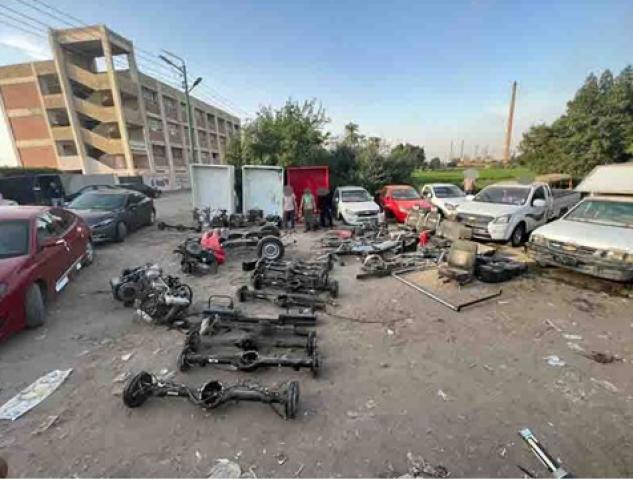 ضبط أخطر عصابة لسرقة السيارات بنطاق قسم أكتوبر