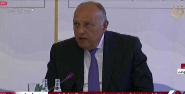 شكري يحذر: زيادة درجات الحرارة يؤدي لمزيد من التبعات الحادة «فيديو»