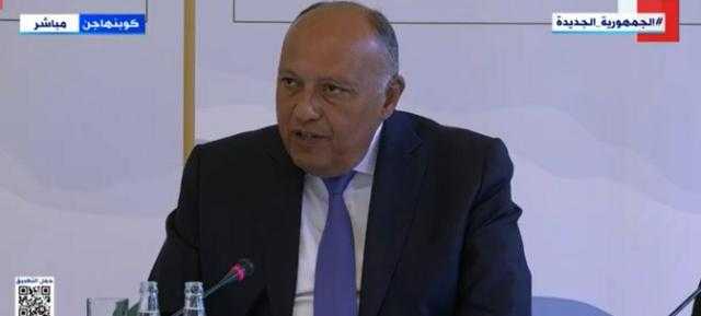 وزير الخارجية يعلن مفاجأة بشأن الطاقة المتجددة والهيدروجين الأخضر