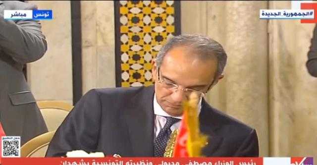 بحضور مدبولي.. وزير الاتصالات يوقع على مذكرة تعاون مع تونس