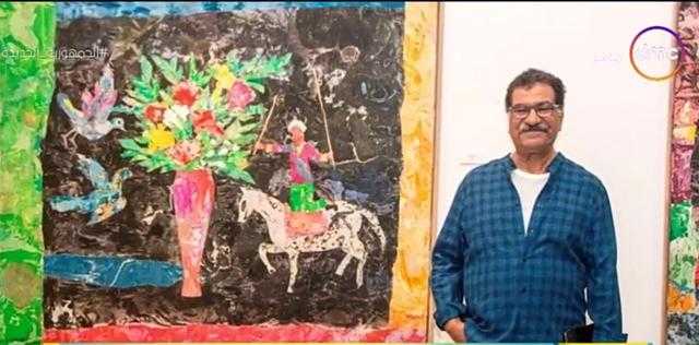 بالفيديو.. تعرف على أول فنان تشكيلي عربي يحصل على جائزة جوته الألمانية