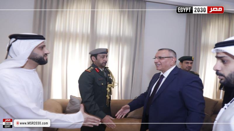 رئيس الوفد يُقدّم واجب العزاء في الشيخ خليفة بن زايد بسفارة الإمارات بالقاهرة
