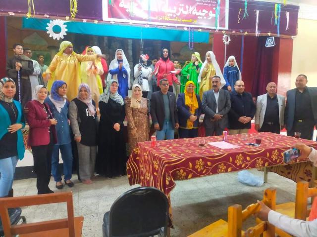 جانب من مسابقات التربية المسرحية بنجع حمادي 