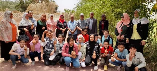 الزائرين خلال المعرض