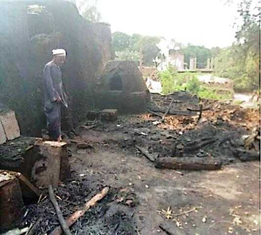 بدون خسائر بشرية.. حريق يلتهم 4 منازل في أبوتشت