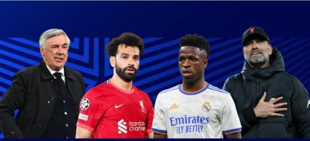 موعد مباراة ليفربول ضد ريال مدريد في دوري أبطال أوروبا