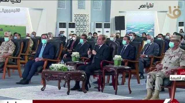 السيسي لمدير مشروع مستقبل مصر: «لو كان عليا نخلص إمبارح»