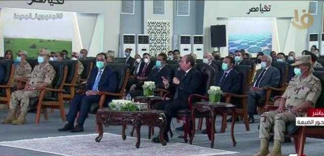 السيسي: لو عدد السكان 50 مليون مكناش هنشتري حاجة من برة