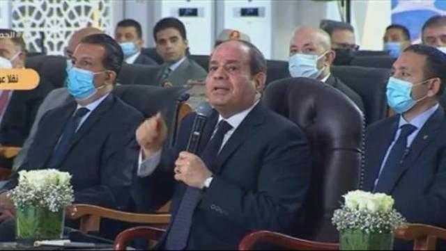 السيسي يوجه رسالة مهمة للإعلاميين: «الذنب في رقبتكم»