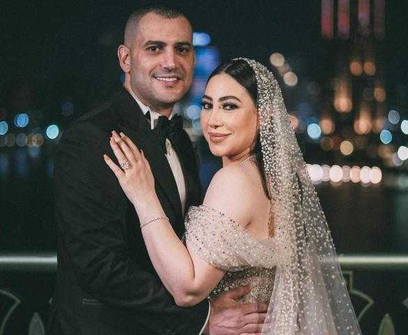 شاهد.. أول ظهور للمطربة بوسي في حفل زفافها