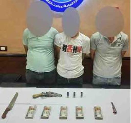 ضبط عصابة مسلحة تسرق المواطنين بالإكراه في المطرية