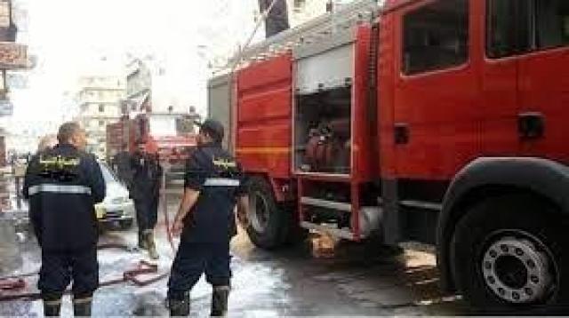 السيطرة على حريق محدود بورشة بالعمرانية