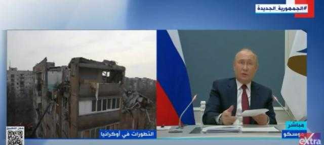 بوتين: وضعنا خطة للتركيز على الصناعة الزراعية بـ 170 مشروعًا