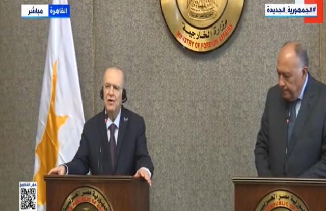 وزير الخارجية: مستمرون في التنسيق مع قبرص بمختلف المجالات