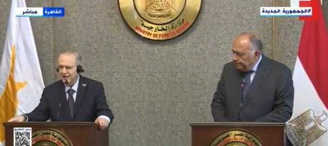 وزير الخارجية القبرصي: مصر تلعب دورًا جوهريًا لاستقرار المنطقة