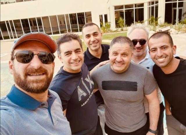 شاهد .. أحدث ظهور لـ إدوارد برفقة هاني سلامة ونضال الشافعي