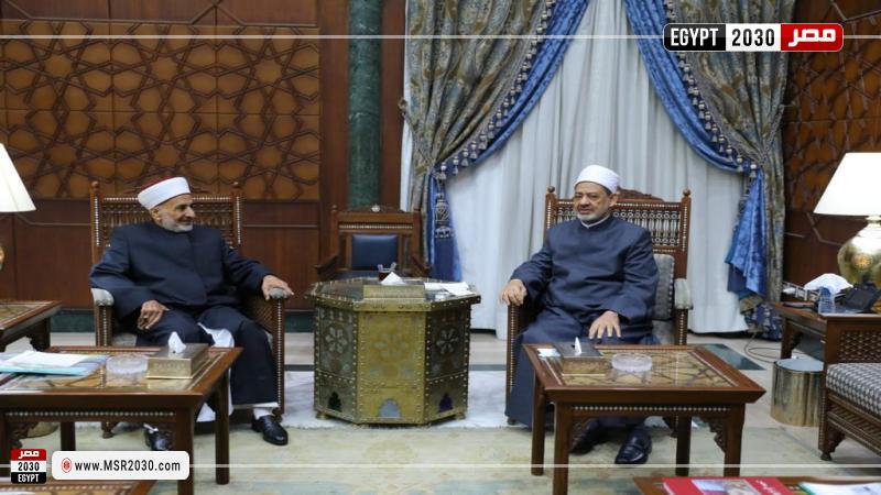 شيخ الأزهر يستقبل علماء العراق