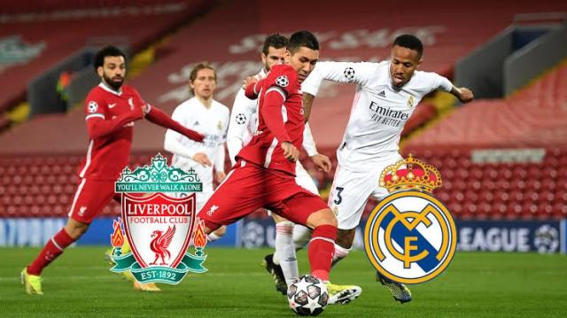 موعد مباراة ريال مدريد وليفربول وجميع القنوات الناقلة