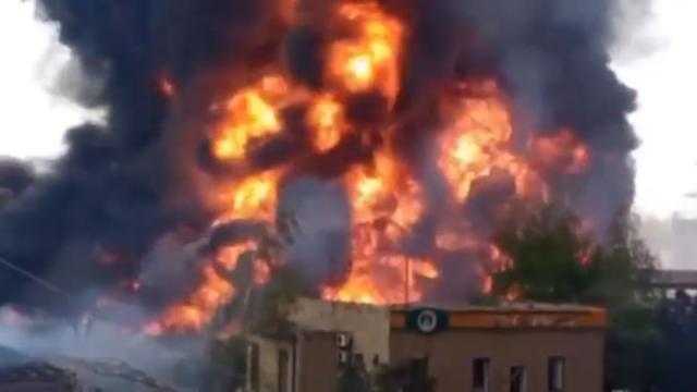 قصف روسي جديد يدمر مواقع بأكملها في دونيتسك الأوكرانية «فيديو»