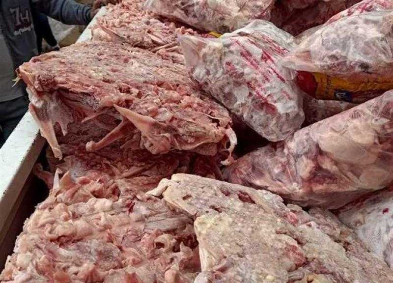 إحباط بيع 2 طن لحوم فاسدة في محافظة الشرقية