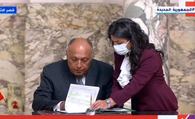 مراسم توقيع مذكرات تفاهم بين مصر وبولندا في الرياضة.. فيديو