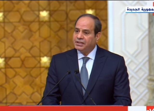 السيسي: «لابد من إقامة دولة فلسطينية مستقلة»
